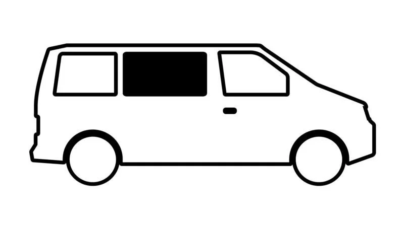 Boční posuvné okno CARBEST pro Mercedes Benz Vito (2004-2014) krátký i dlouhý rozvor, přední pravé, 1096x565mm, tonované 304244