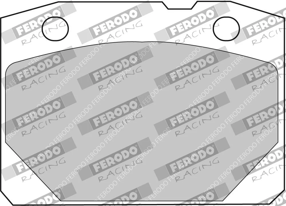 Sada brzdových destiček, kotoučová brzda FERODO RACING FCP96H