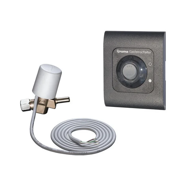 Dálkový plynový ventil / spínač GOK GS 8 pro 1- a 2láhové systémy (8 mm, černý) 314267