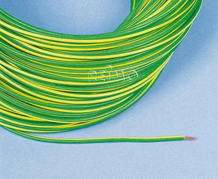 Kabel automobilový jednožilový 4,0 mm² zeleno-žlutý zemnicí návin 10 m 302592
