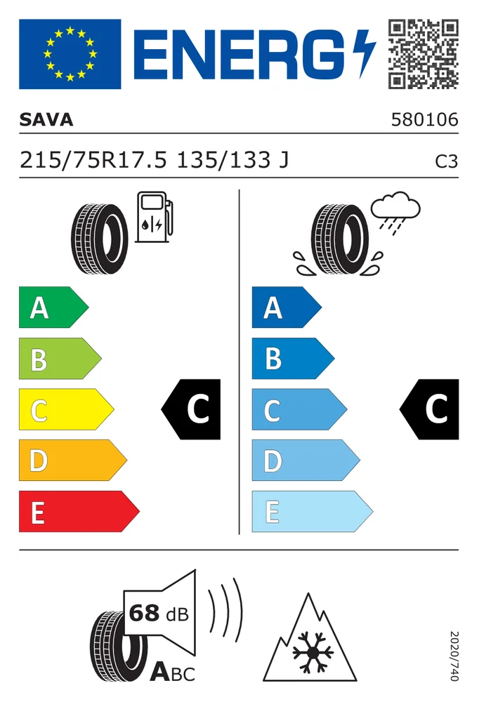 215/75R17.5 CSA C4 M+S SAVA 215/75R17.5CSAC4M+S