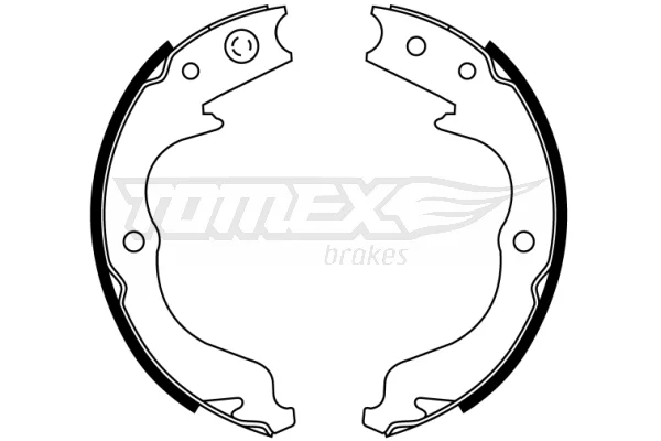 Sada brzdových čelistí Tomex Brakes TX22-81