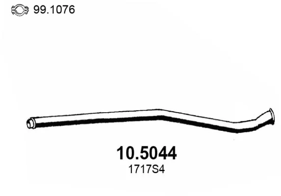Střední trubka výfuku STARLINE 16.15.431