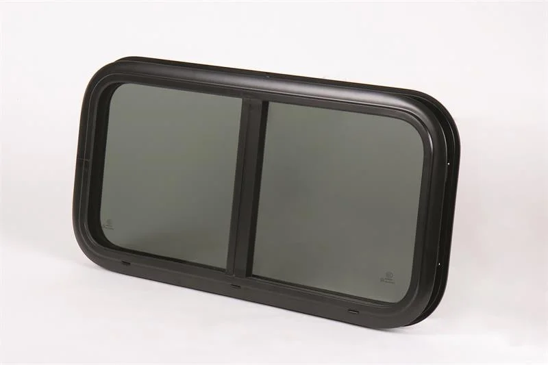 Posuvné okno z pravého skla Carbest RW-Motion (500 × 350 mm) – černý hliníkový rám 304987