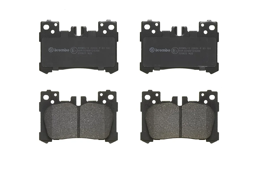 Sada brzdových destiček, kotoučová brzda BREMBO P83181