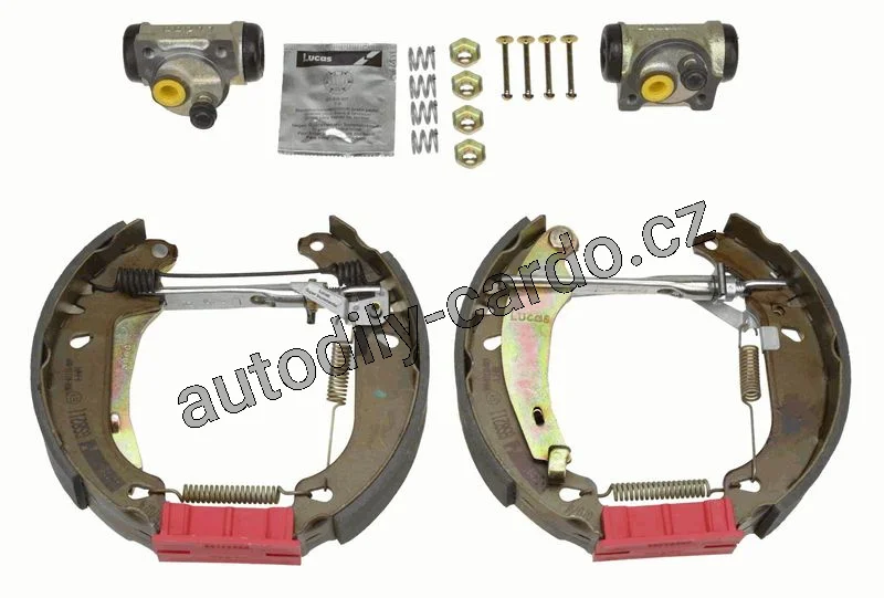 Sada brzdových čelistí TRW GSK1026 – Superkit RENAULT