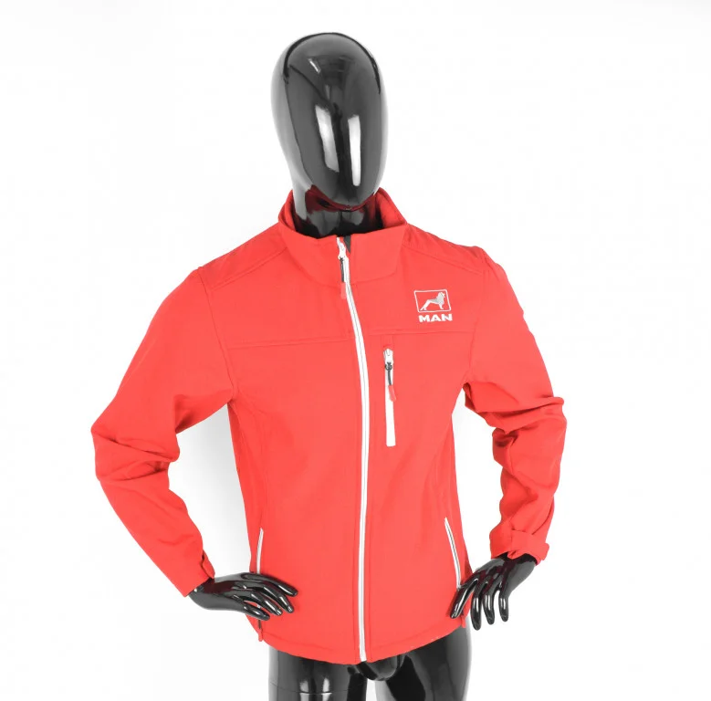 Bunda softshell MAN červená XL 647964