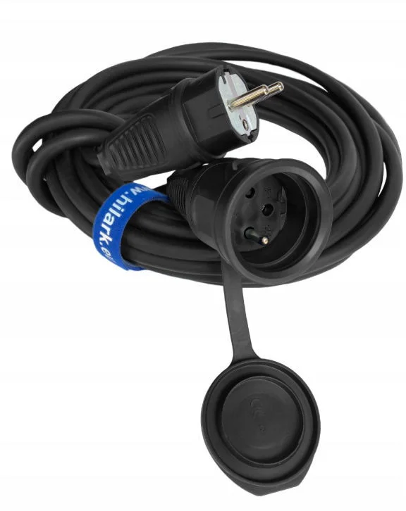Kabel prodlužovací s jednou zásuvkou H07RN-F 3g 2.5 (5m) zástrčka E/SCHUKO, zásuvka E (s ochranným kolíkem) 318385