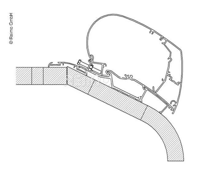Adaptér montážní pro markýzy Thule Omnistor na LMC Liberty TI / TEC (500 cm) 315573 Adaptér montážní pro markýzy Thule Omnistor na LMC Liberty TI / TEC (500 cm) 315573