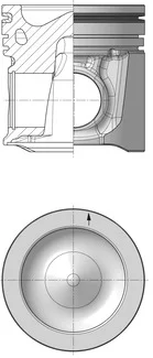 Píst KOLBENSCHMIDT 40041600