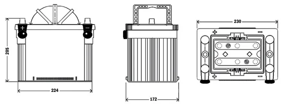 startovací baterie EXIDE EX900