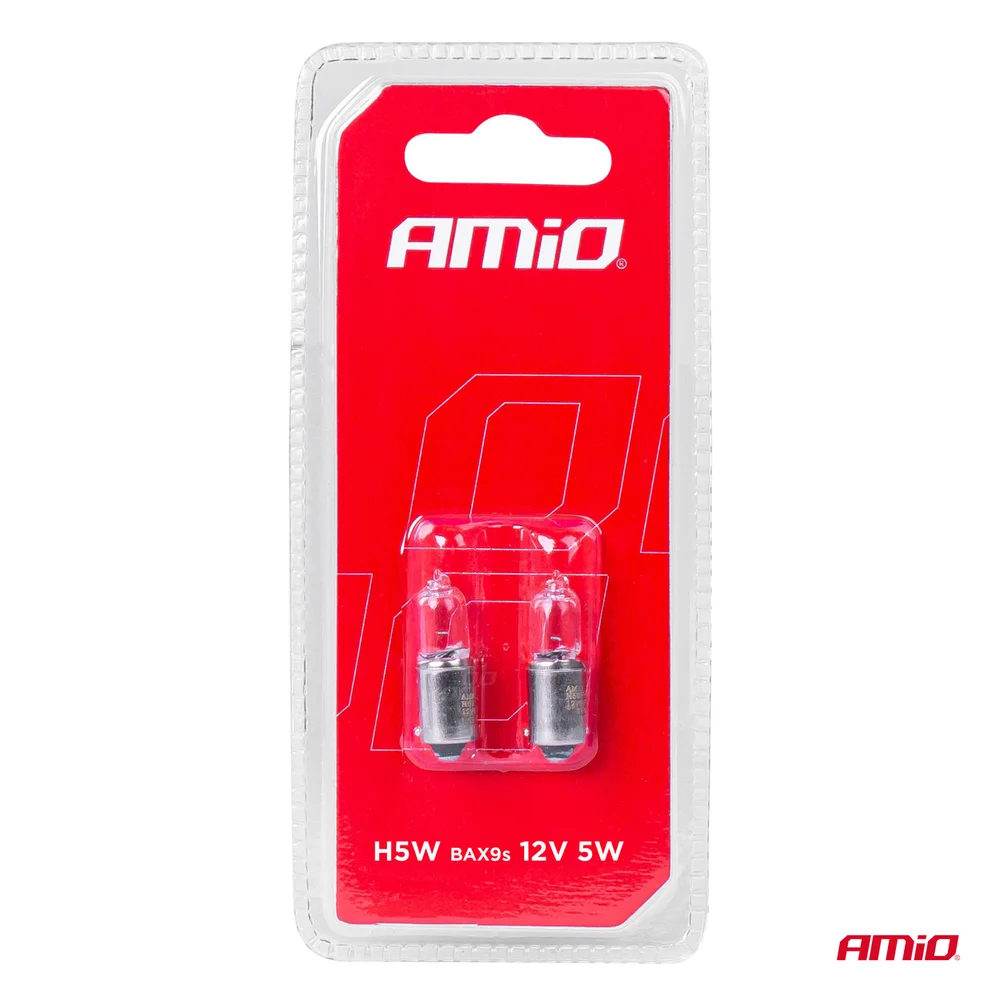 HALOGENOVÉ ŽÁROVKY H5W 12V 5W BAX9S WHIT AMIO 03354 - Obrázek 4