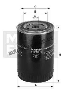 Olejový filtr MANN W933/80 (MF W933/80)