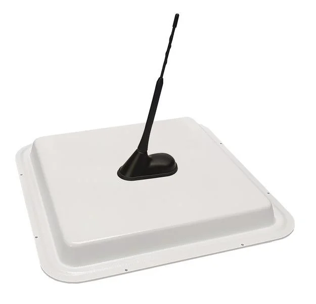 Střešní anténa Kombiflex s bílou hliníkovou montážní deskou, 12V 301677