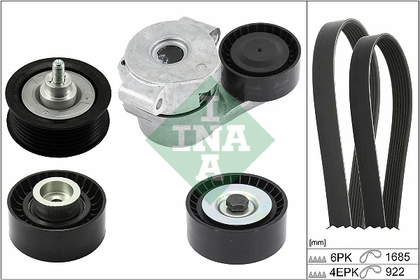 Sada žebrovaných klínových řemenů Schaeffler INA 529052710