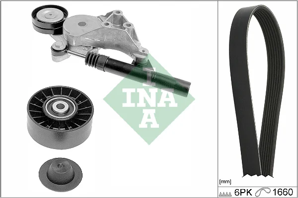 Sada žebrovaných klínových řemenů Schaeffler INA 529047110 Sada žebrovaných klínových řemenů Schaeffler INA 529047110