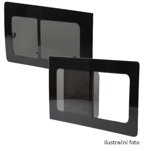 Posuvné boční okno Carbest pro Fiat Ducato, Peugeot Boxer a Citroën Jumper od modelového roku 2007, 1400x665 mm, vpravo vpředu 304261