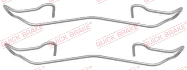 Sada prislusenstvi, oblozeni kotoucove brzdy QUICK BRAKE 109-1187