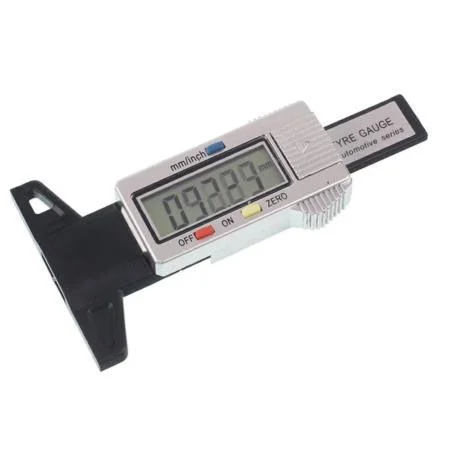 Měřič hloubky dezénu pneumatiky digitální 0-28mm 728984