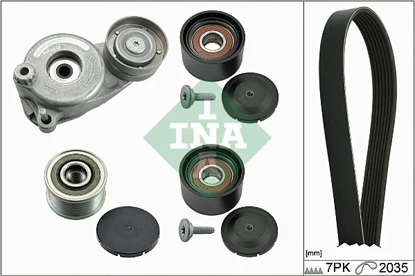 Sada žebrovaných klínových řemenů Schaeffler INA 529005021