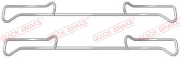 Sada prislusenstvi, oblozeni kotoucove brzdy QUICK BRAKE 109-1678