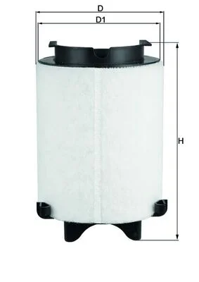 Vzduchový filtr MAHLE LX1566/1