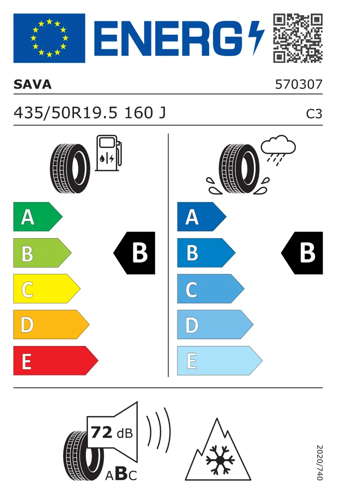 435/50R19.5 CSA C5 SAVA 435/50R19.5CSAC5