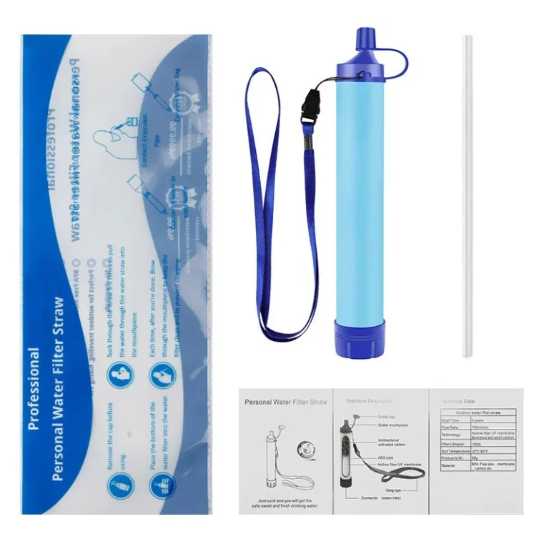 Osobní vodní filtr – přenosné filtrační brčko (kapacita 1500 l) 318927