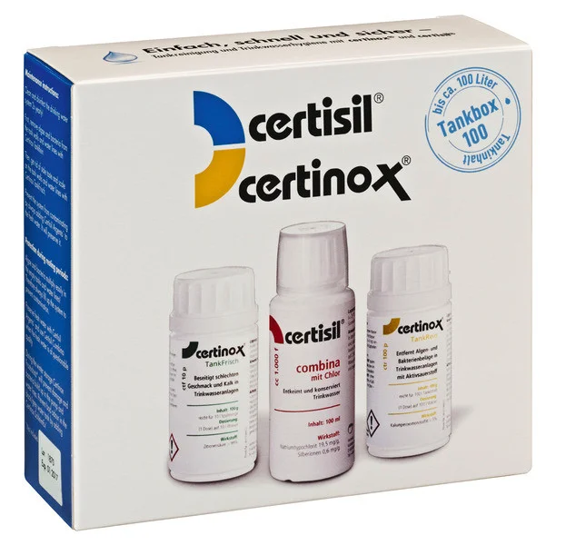 Dezinfekce vody Certibox CB 100 kompletní sada pro čištění a dezinfekci pitné vody do 100 l 312038