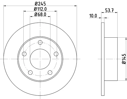 Brzdové kotouče Starline PB1510 Brzdové kotouče Starline PB1510