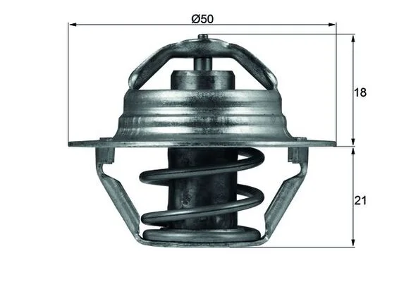 Termostat, chladivo MAHLE TX10089D