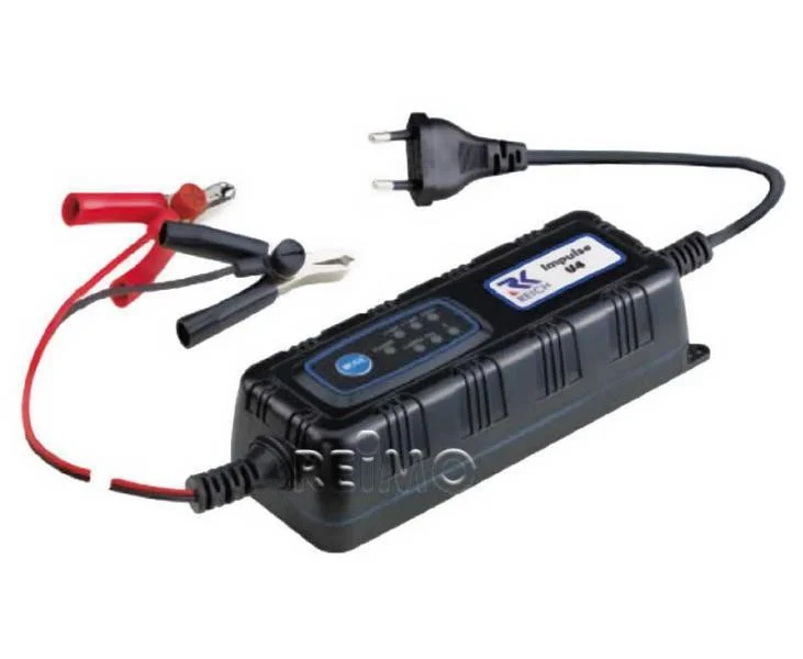 Nabíječka baterií 12V nastavitelná 0,8–4A pro olověné akumulátory 1,2–120Ah IP65 303286