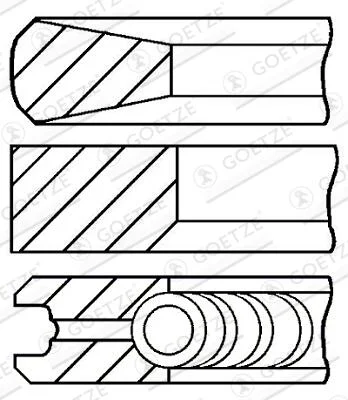 Sada pistnich krouzku GOETZE ENGINE 08-439000-00