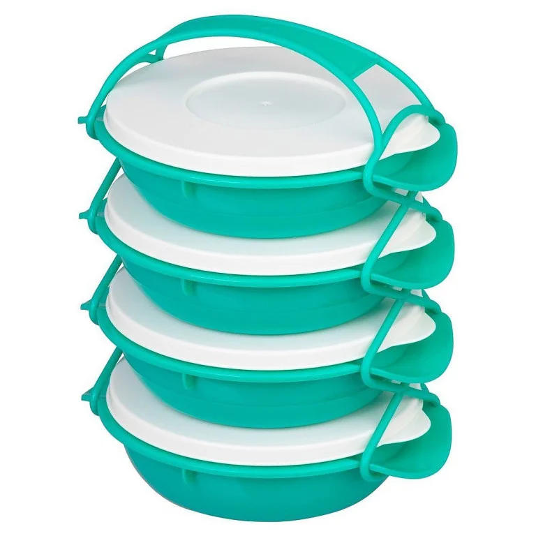 Obědník MagicHome, 4dílný, 4x1l, 22,4x20,5x29,5cm 300611