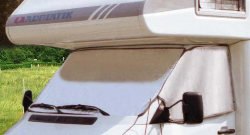 Podložka termální vnější X-Trem pro Fiat Ducato / Citroën Jumper / Peugeot Boxer (2005–2014, kapota a dveře, 1dílná, šedá) 304877