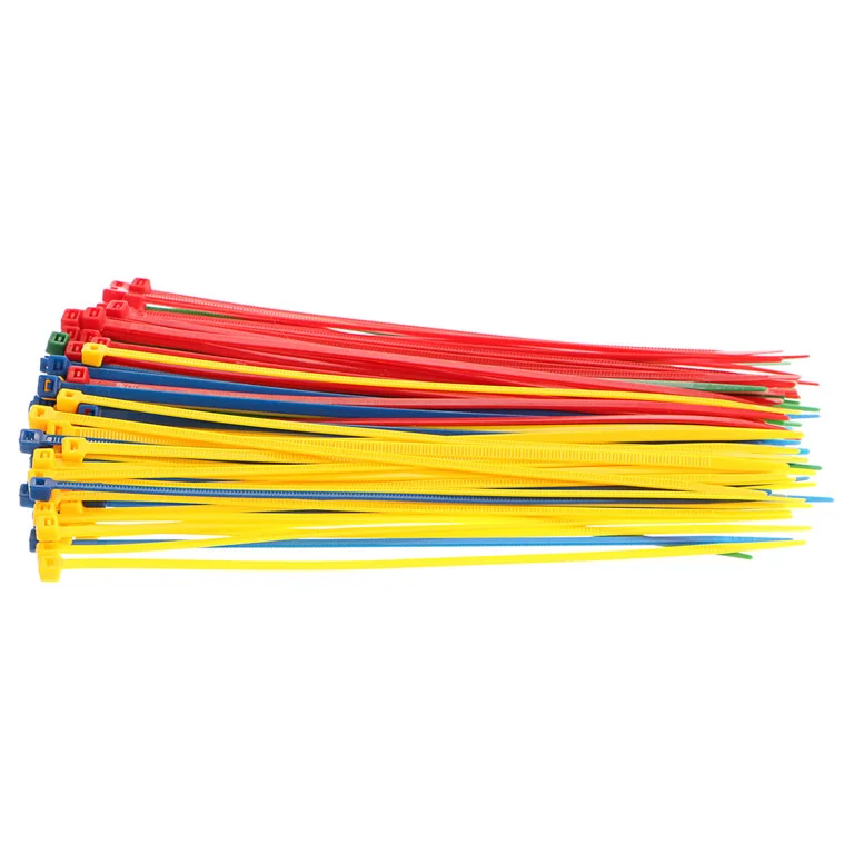 Pásek stahovací/vázací 2,5x150mm 100ks ruzne barvy 740634