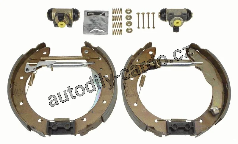 Sada brzdových čelistí TRW GSK1053 – Superkit RENAULT