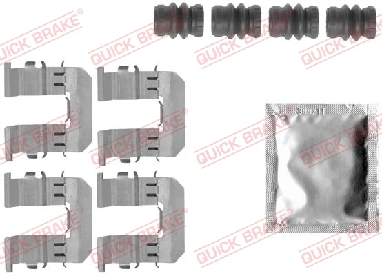Sada prislusenstvi, oblozeni kotoucove brzdy QUICK BRAKE 109-1847