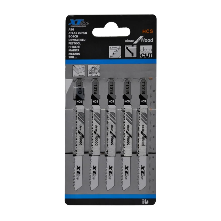Plátky pilové přímočaré 5ks - 75mm, velikost zubu 3mm 625627