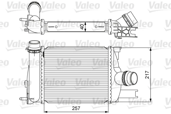 Chladič turba VALEO 818622 – OE 144963014R