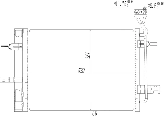 CHLADIČ DO KLIMAT.OPEL MERIVA A 03- HART 621640