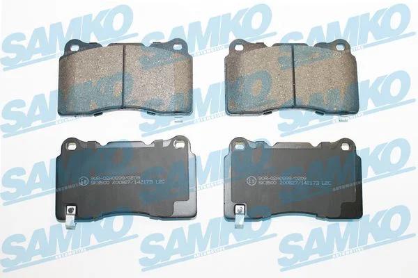 Sada brzdových destiček, kotoučová brzda SAMKO 5SP2173 Sada brzdových destiček, kotoučová brzda SAMKO 5SP2173