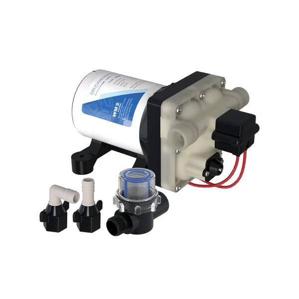 Čtyřkomorové tlakové membránové čerpadlo WM aquatec 12 V (11,6 l/min, 1,9–3,8 bar, bypass regulace) 310225