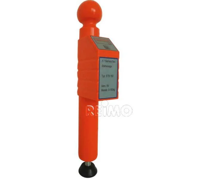 Váha digitální pro měření svislého zatížení oje STB 150 do 150 kg oranžová teleskopická 311241