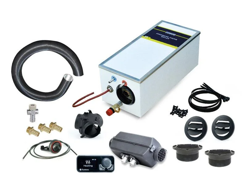 Ohřívací set pro kempingovou sprchu Warmdusch-Set 6 l (Autoterm Air 4D, bojler 230V/500W, příslušenství) 312293