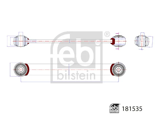 Tyč/vzpěra, stabilizátor FEBI BILSTEIN 181535 – OE 85.43718.6027