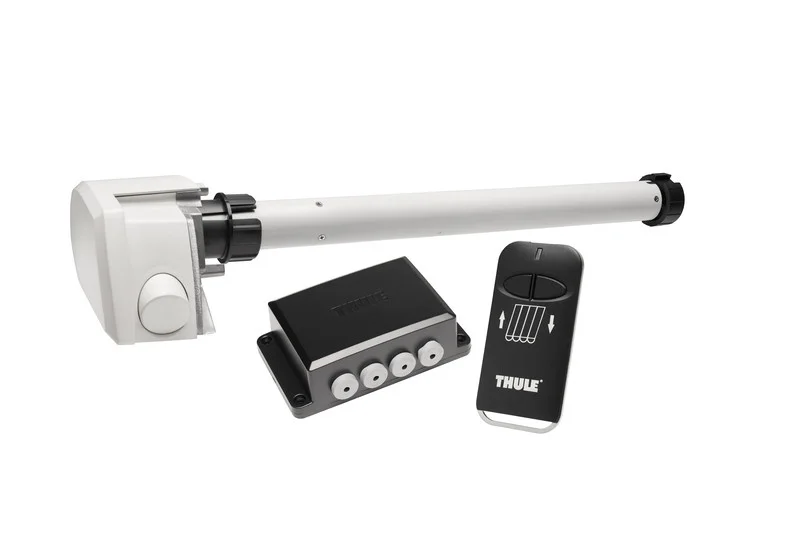 Markýza střešní elektrická Thule Omnistor 9200 6 m, 230 V, Cream / Mystic Grey, výsuv 300 cm 313364