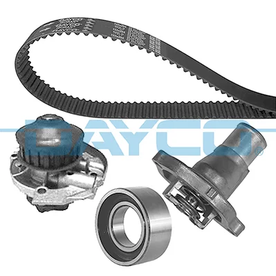Vodní pumpa + sada ozubeného řemene DAYCO KTBWP1840T1 Vodní pumpa + sada ozubeného řemene DAYCO KTBWP1840T1
