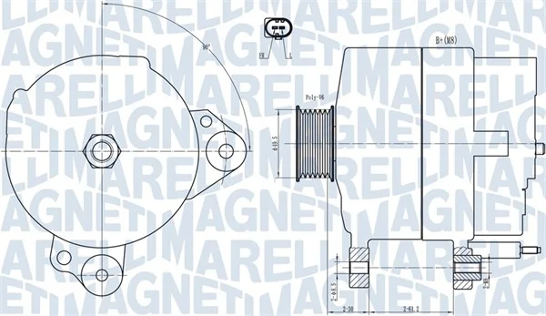 generátor MAGNETI MARELLI 063731817010