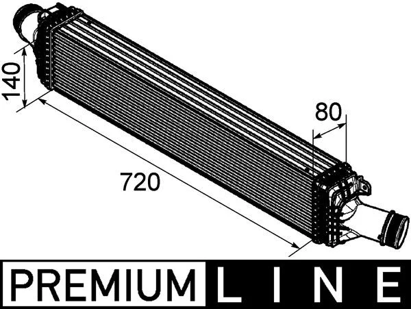 Chladič turba MAHLE CI169000P